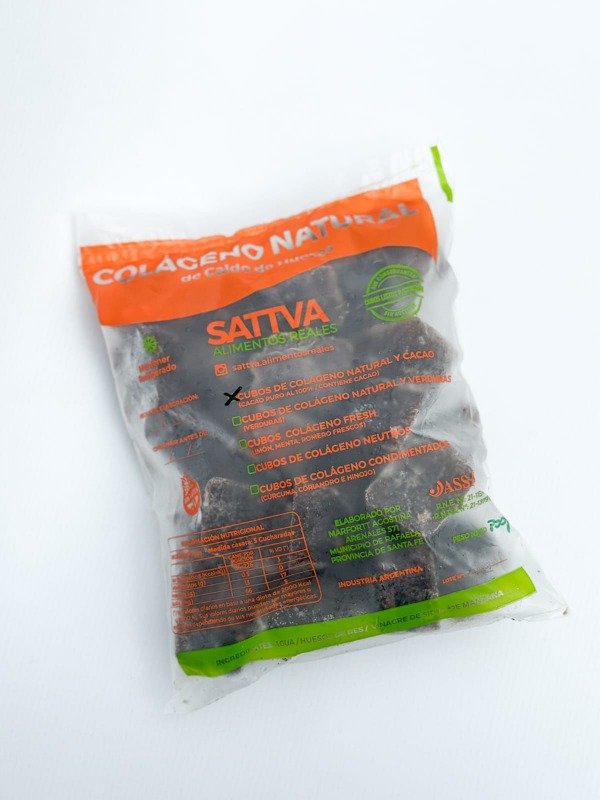 Producto - Colágeno Puro Natural con cacao amargo x 30 U - A base de caldo de huesos