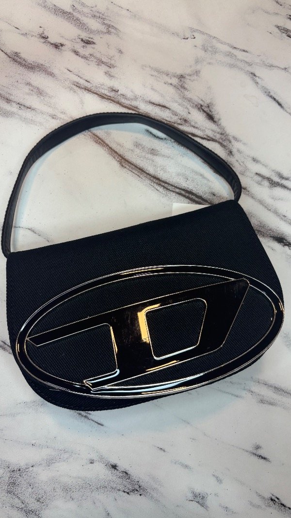 Producto - Minibag DIESEL negra doble correa - 1