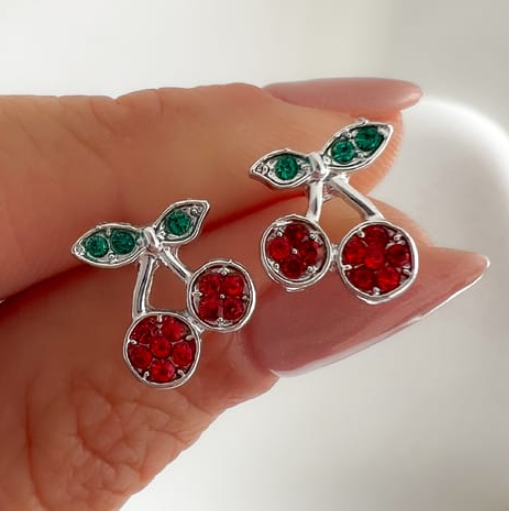 Producto - Aros cherry colo plata