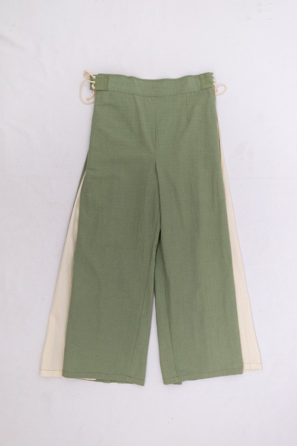 Producto - Pantalón Azahar -  verde y natural