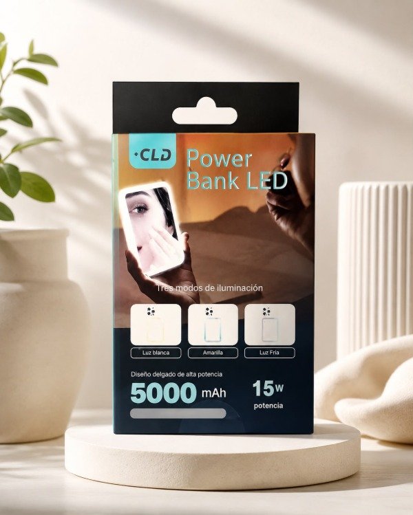 Producto - Power Bank CLD espejo 5000 mah