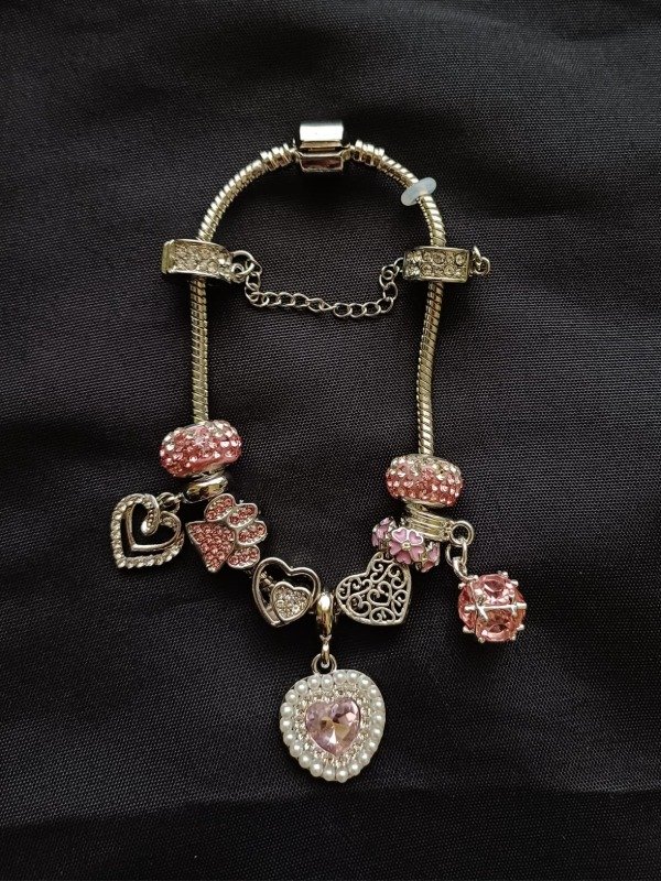 Producto - Pulsera estilo Pandora rosa