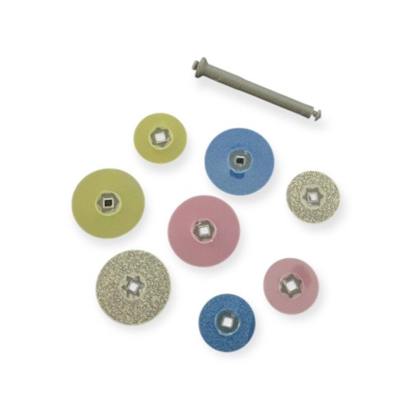 Producto - KIT DISCOS COMPOSITE X 8 + MANDRIL