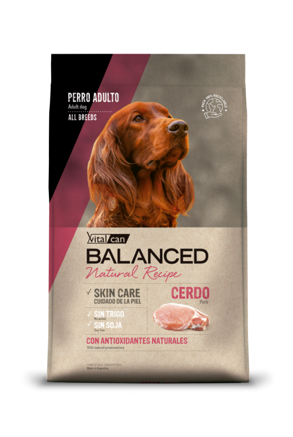 Producto - Balanced Perro Natural Recipe Cerdo 15 kg