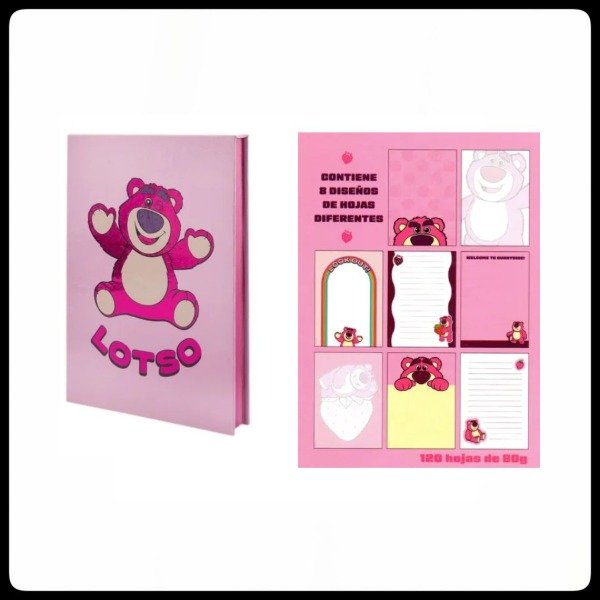 Producto - BLOCK ANOTADOR LOTSO X 120 HJS. (2541219000)