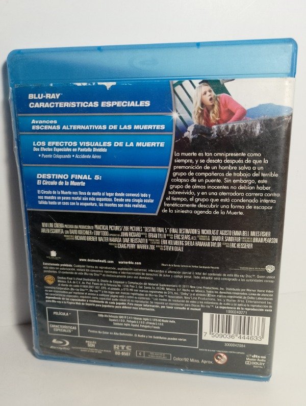 Producto - Destino Final 5 (2011) - Blu-ray - 1