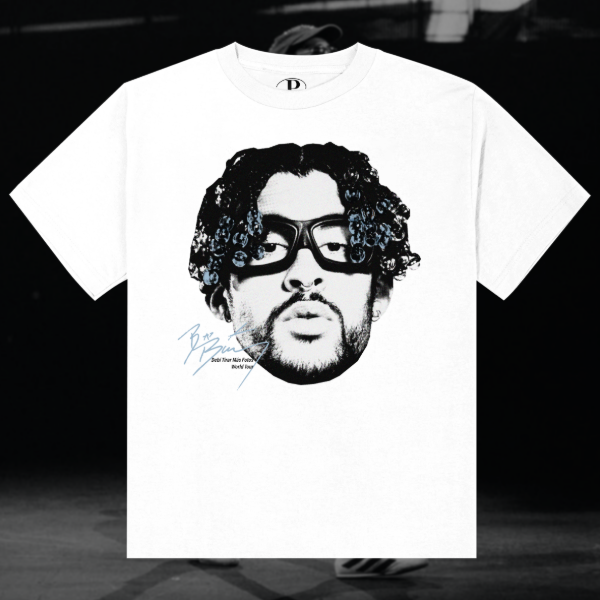 Remera bad bunny PR blanca