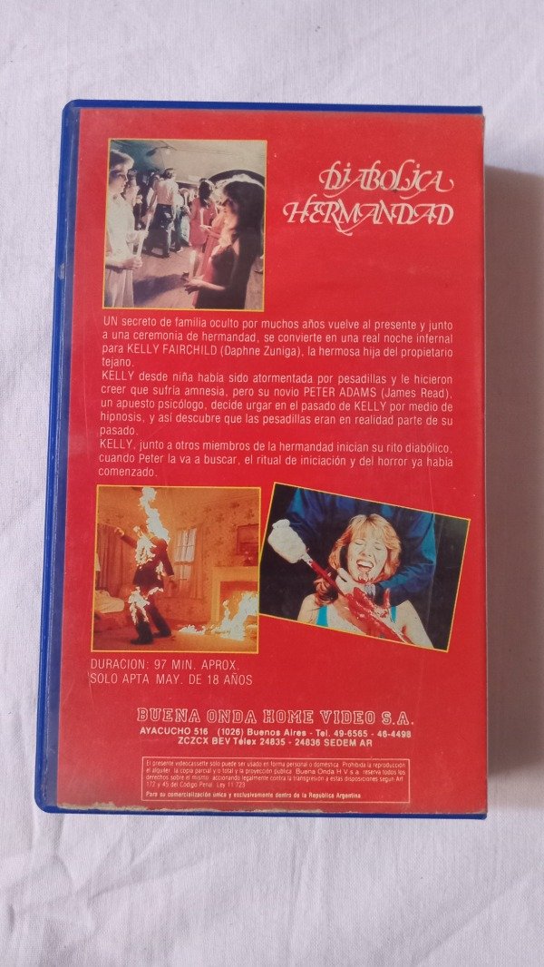 Producto - The Initiation. 1984, Buena onda, slasher. Vhs. - 1