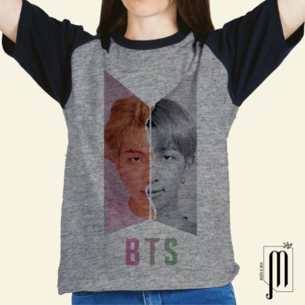 Remera gris unisex BTS Namjoon RM