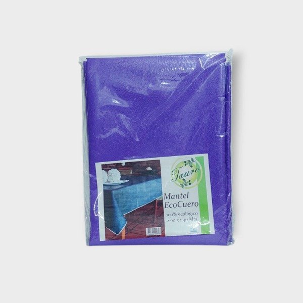 Producto - Mantel Eco Cuero Liso 2.00 x 1.40Mts Morado