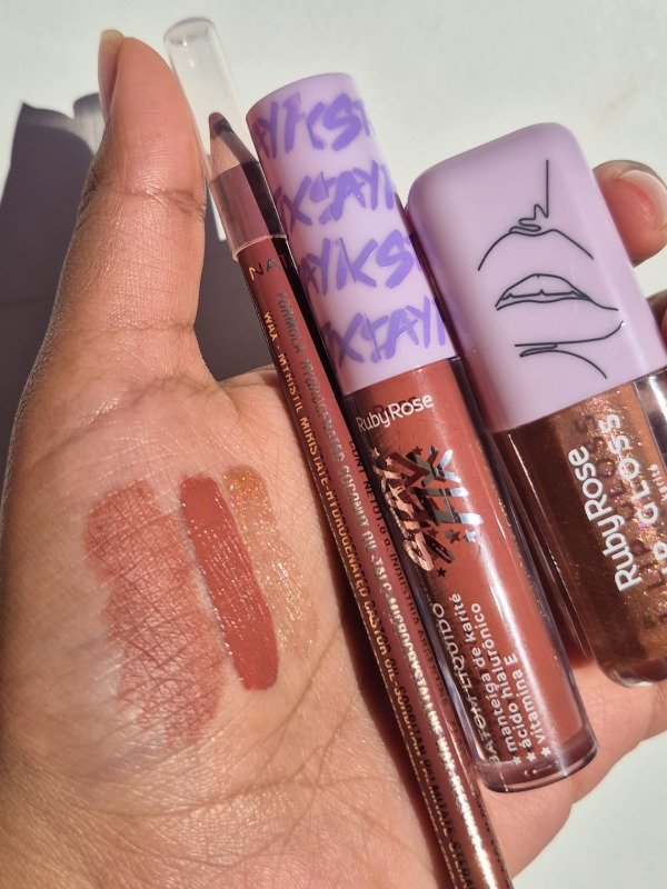 Producto - Lip combo Caramel - Delineador Katalia +