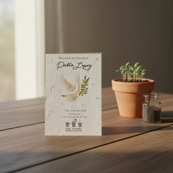 Producto - Tarjeta Plantable Bautismo - 6