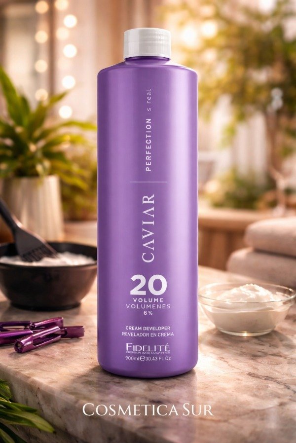 Producto - revelador en crema de 20 vol  caviar fidelite x 900 ml