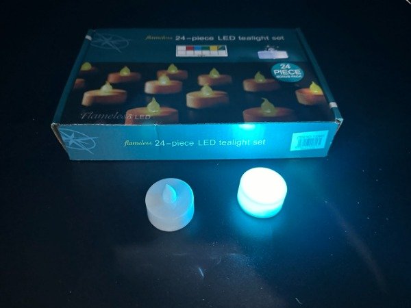 Producto - YJ0449 2,4cm Velita Led Multicolor 24U