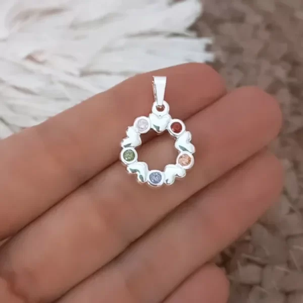 Producto - DIJE ROSCA CUBIC MULTICOLOR cod 4