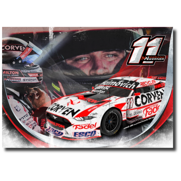 Producto - Póster Cartel de Chapa Mariano Werner Edicion Especial TS