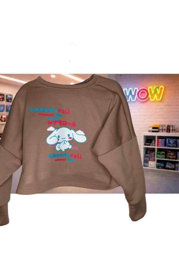 Producto - Buzo Pupero Crop Top Cinnamoroll