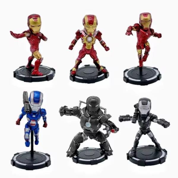Producto - GASHAPONES IRON MAN 6PCS CON CAJA 10-12CM
