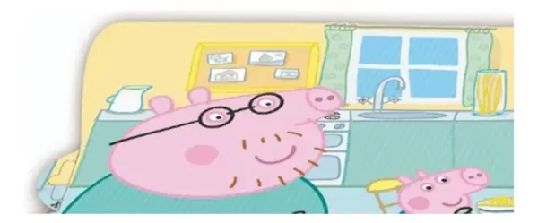 Producto - Mantel Individual 3d Niños Jardin Peppa Disney Marvel Stor Color Peppa Pig