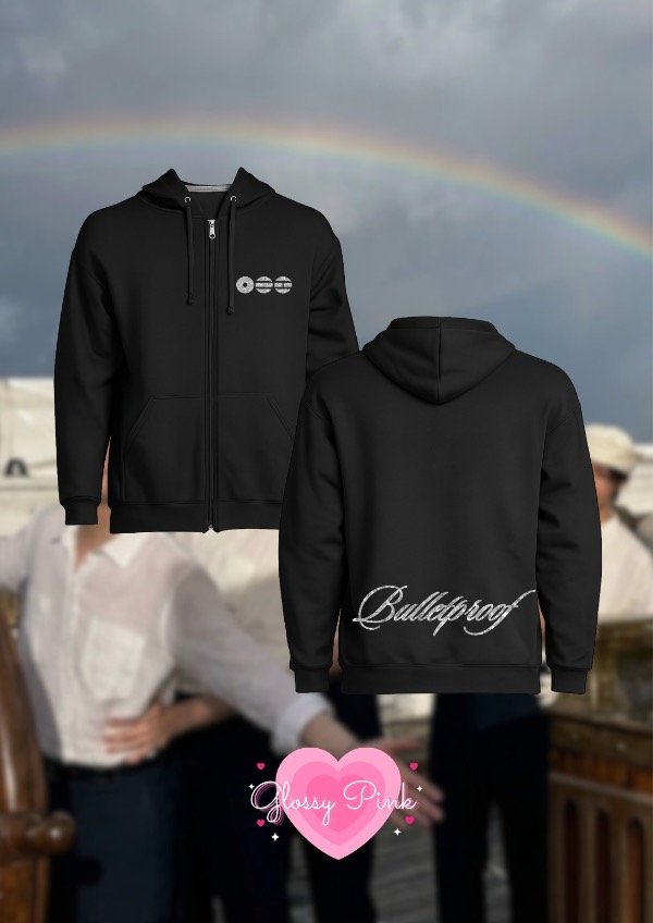 Producto - Campera friza Bulletproof - VINILO TEXTIL GLITTER
