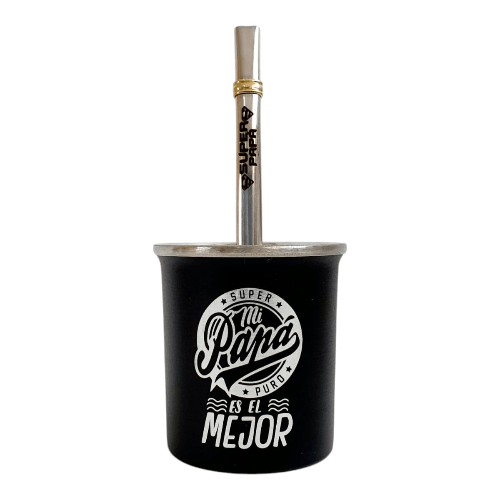 Producto - MATE ACERO CON BOMBILLA PAPA