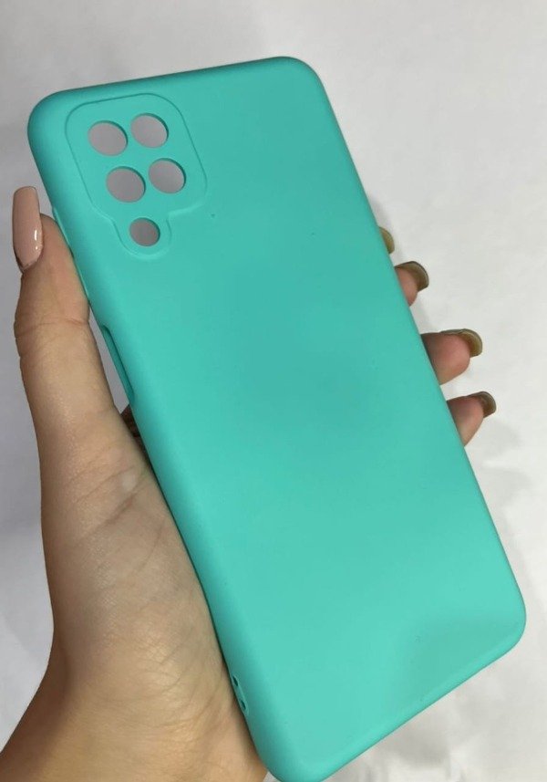 Producto - A12 silicona con felpa verde agua