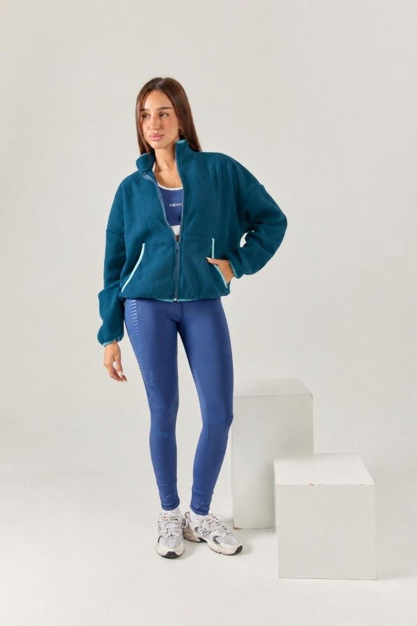 Producto - CAMPERA POLAR BOXY PETROLEO
