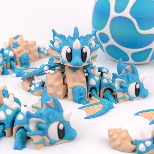 Producto - Mini Dragón Caracola con Huevo - 0