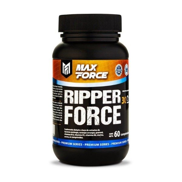 Producto - Max Force Quemador De Grasa Ripper Force 60 Comprimidos