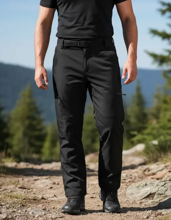 Pantalon Soft Shell Liviano Elt 8259 Negro — imagen 2