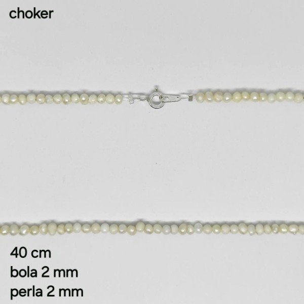 Producto - CHO #PER Chocker Perla 2mm continua (DOLAR)