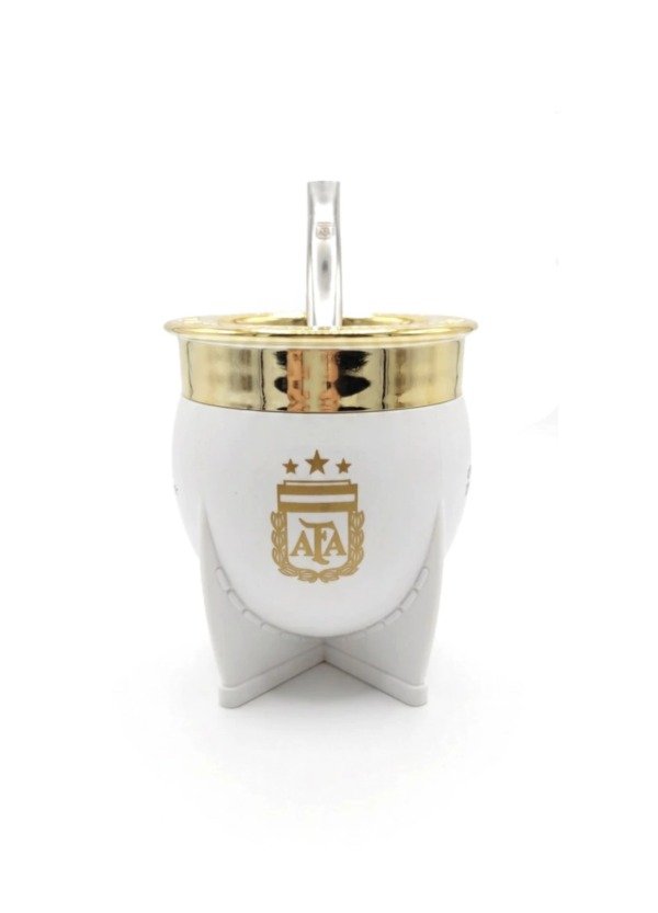 Producto - MATE XL AFA CORONADOS DE GLORIA BLANCO CON ARO DORAD0 - 0
