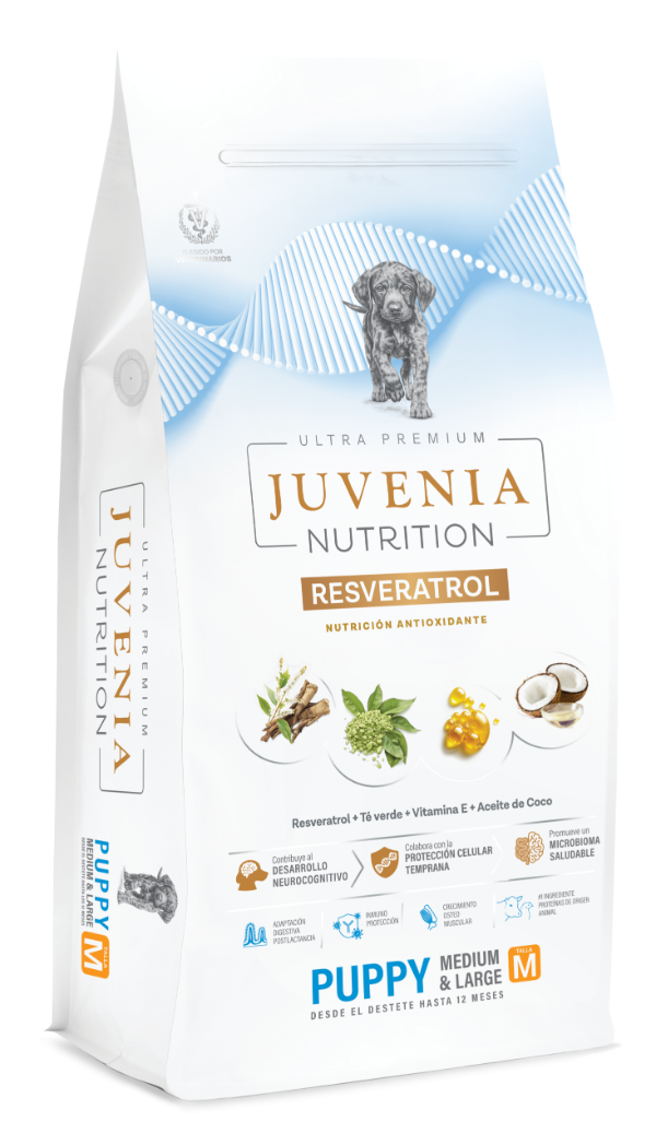 Producto - Juvenia Perro Puppy Médium y Large 1 Kg - 0