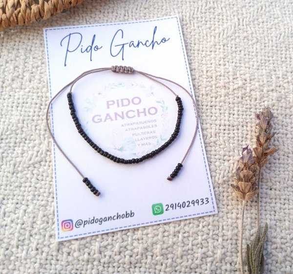 Producto - Pulsera básica negra