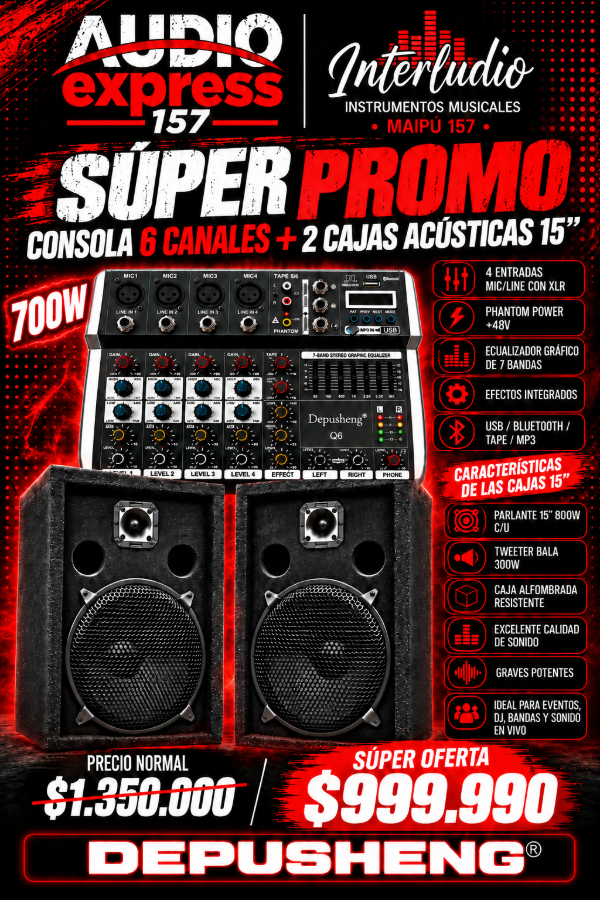 Producto - OFERTA COMBO AUDIO 2