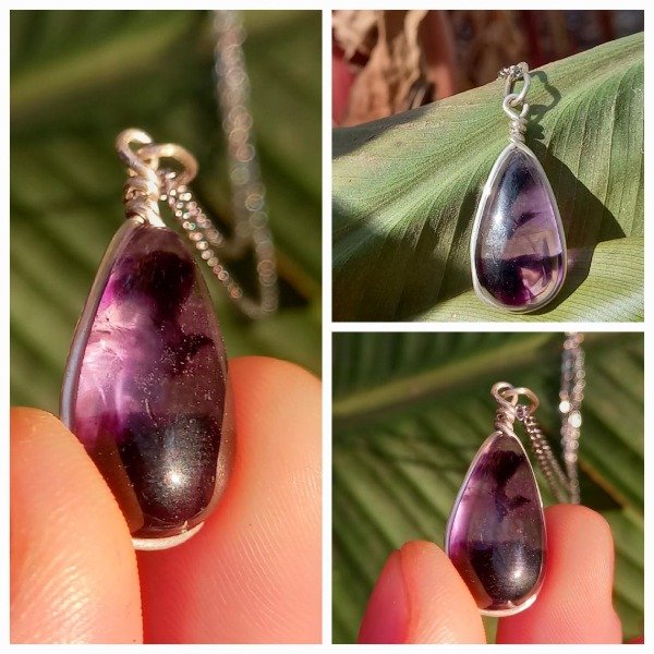Producto - Cuarzo Amatista estrellada violeta