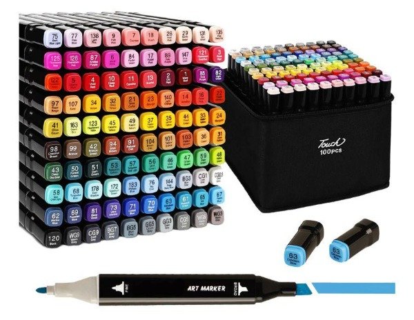 Producto - SET 100 MARCADORES DOBLE PUNTA
