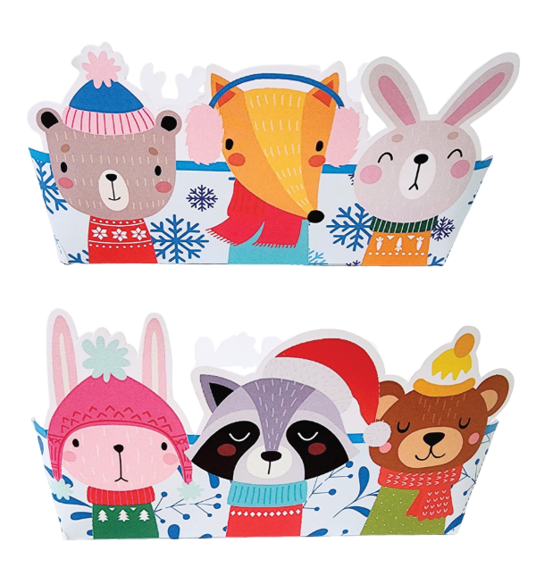 Producto - Animalitos de Invierno Bandejitas Descartables x 2