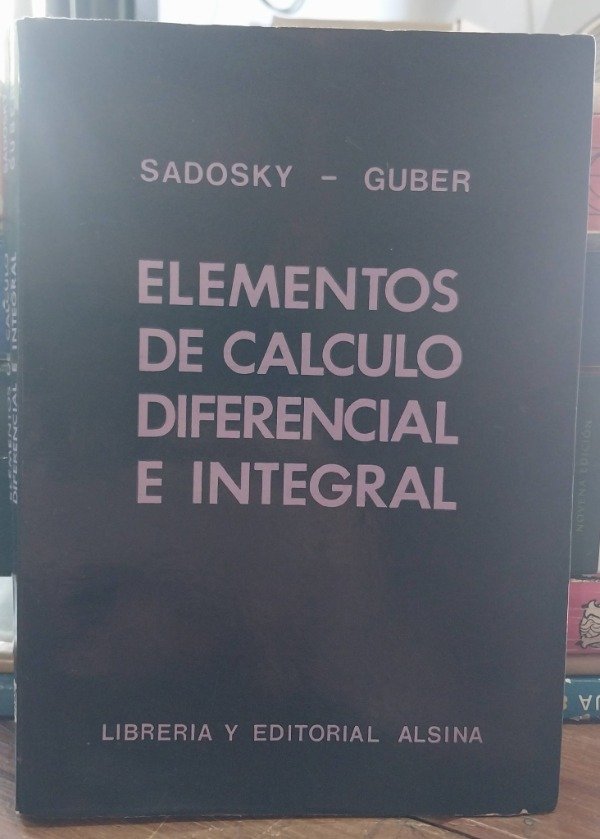 Producto - Elementos de calculo diferencial e integral 1 SADOSKY GUBER