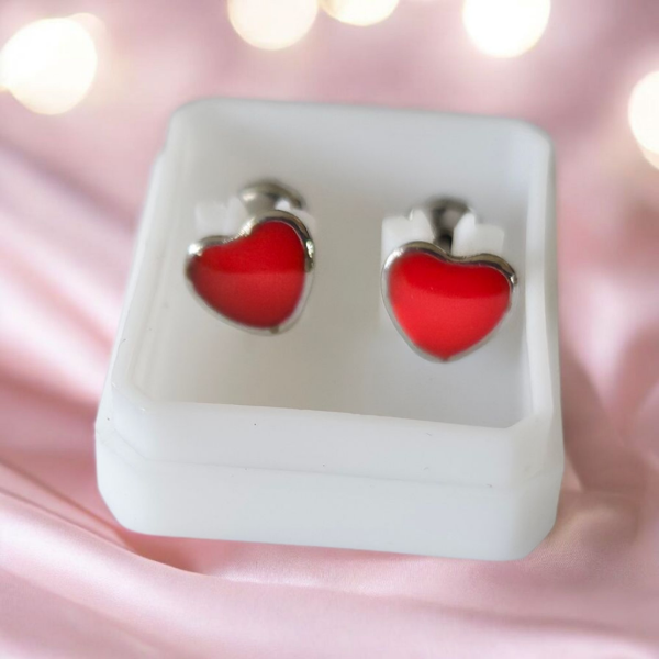 Producto - Abridor acero corazon rojo