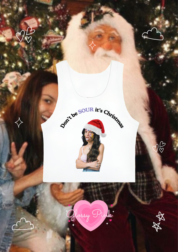 Tank top olivia dont be sour its christmas