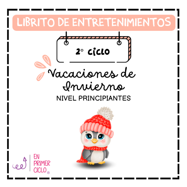 Producto - Librito de Entretenimientos: Invierno - 2do Ciclo Versión Principiantes