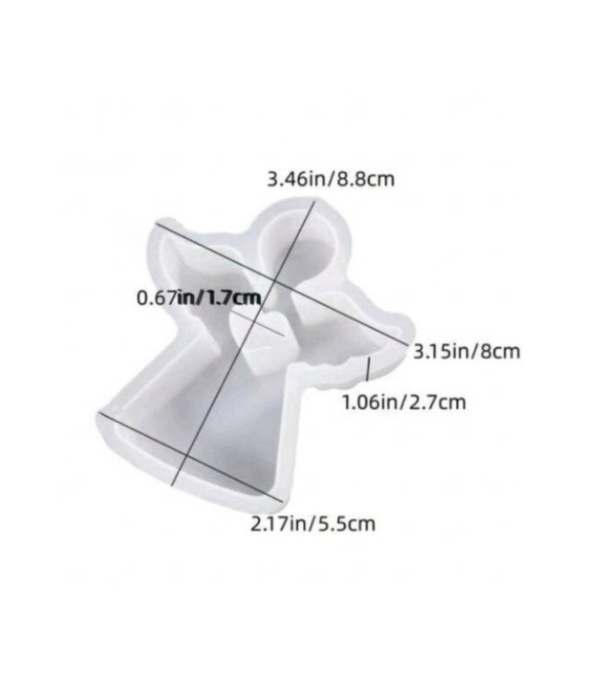 Producto - Molde Ángel con corazón - 3