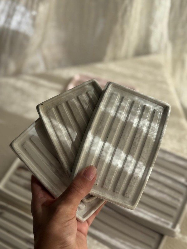 Producto - LIQUIDACIÓN - Jabonera rayada