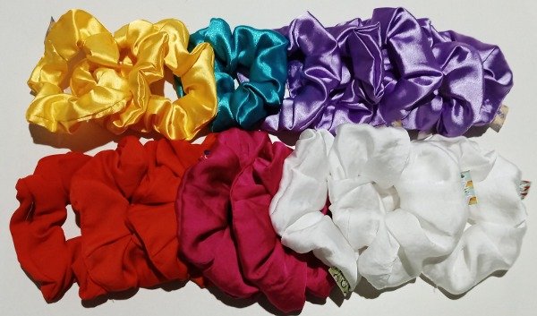 Producto - scrunchies clásicas lisas o estampadas