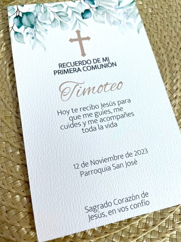 Producto - Estampita Timoteo
