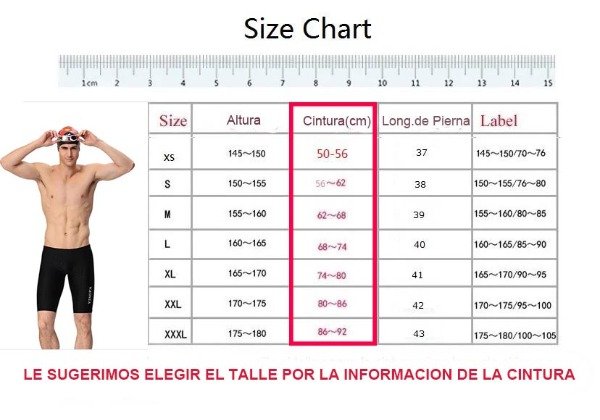 Producto - Jammer de Competición Combinado Negro/Naranja Niño/Hombre FINA - 1