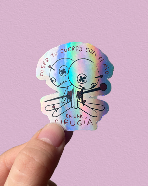 Producto - CIRUGIA - Sticker Individual Holografico Dillom