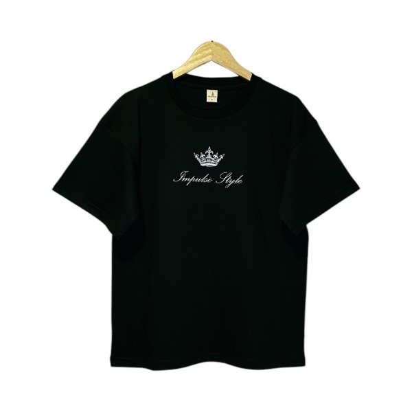 Producto - Remera Oversize Corona Negro