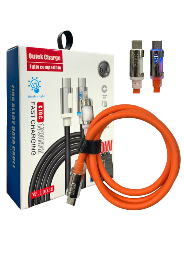 Producto - CABLE CON LUZ 1M C A C 120W 10038